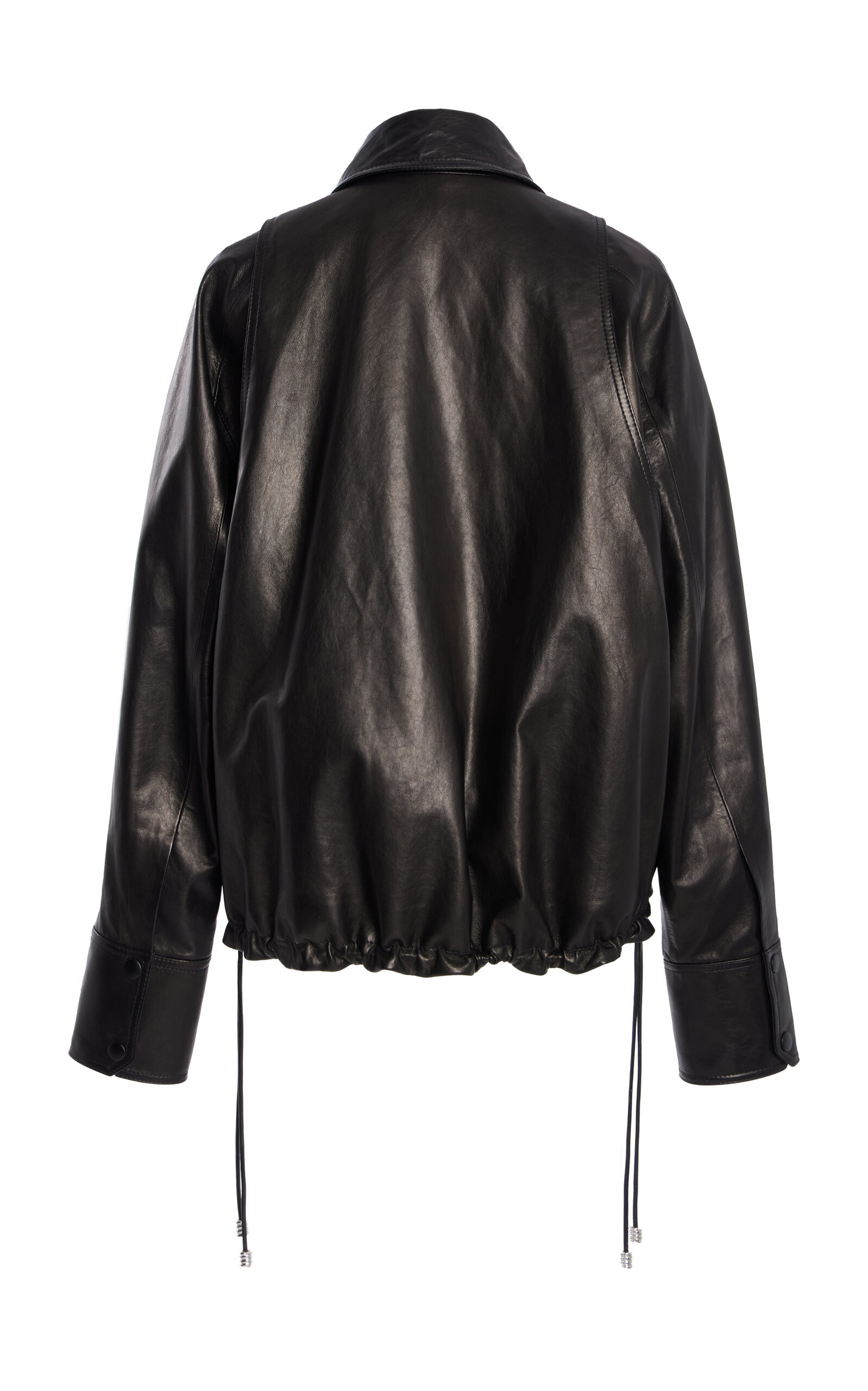The Harper Leather Balloon Jacket black - 5