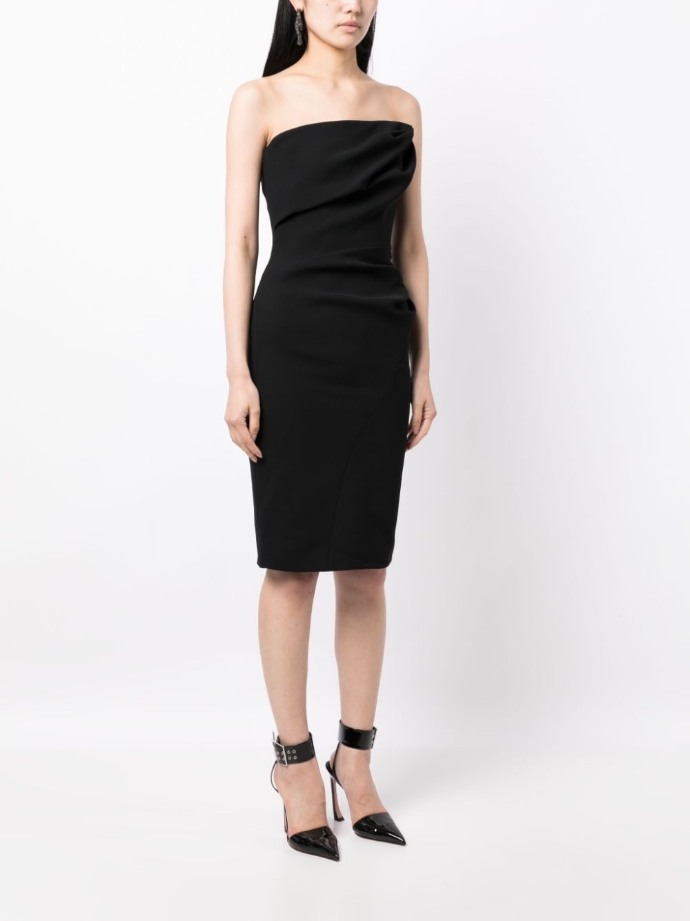 bandeau pencil dress - 3