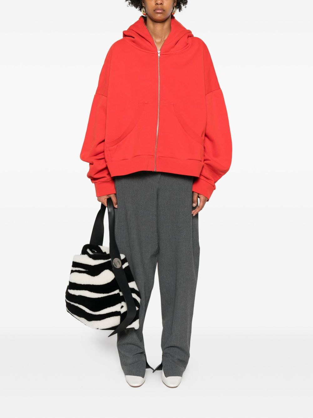 zip-up hoodie - 3