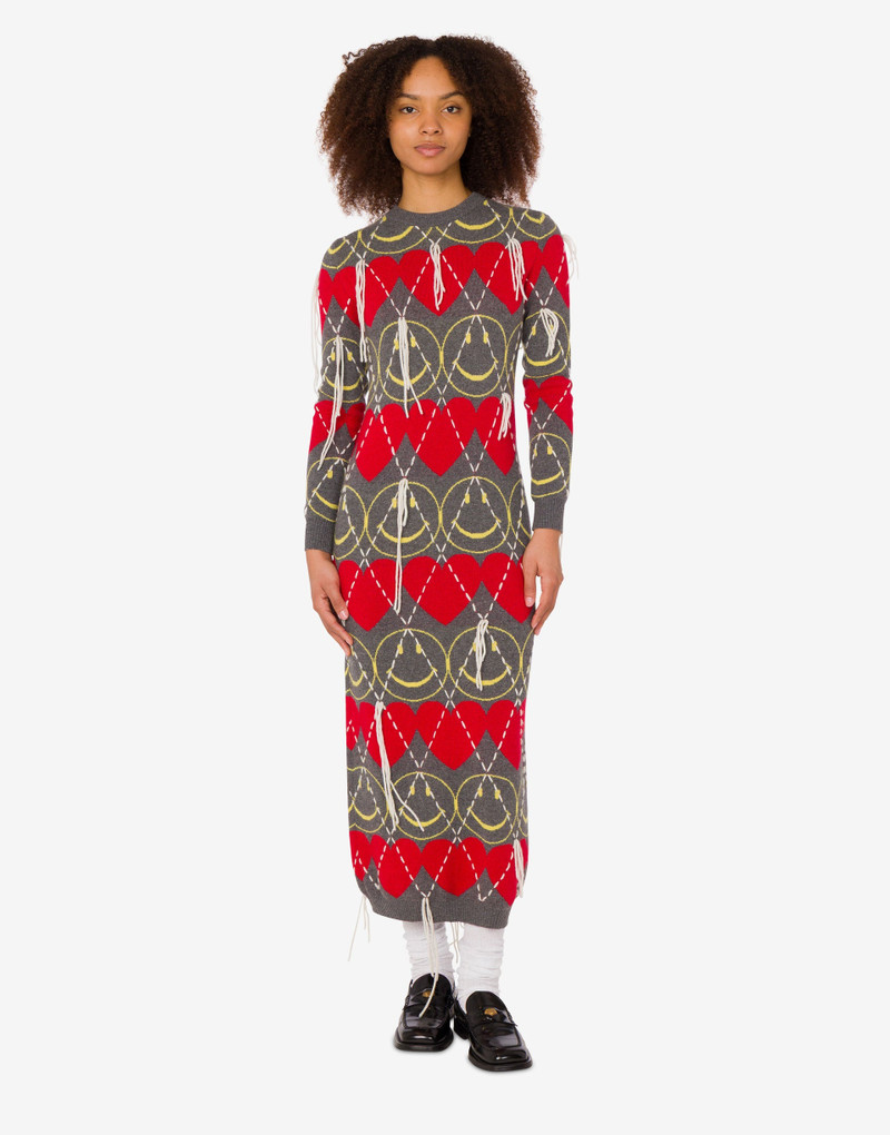 WOOL BLEND DRESS SMILEY® 1