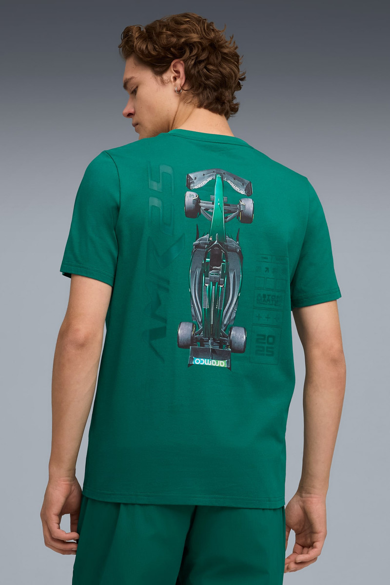 PUMA x ASTON MARTIN ARAMCO F1® Men's Motorsport Graphic Tee 4