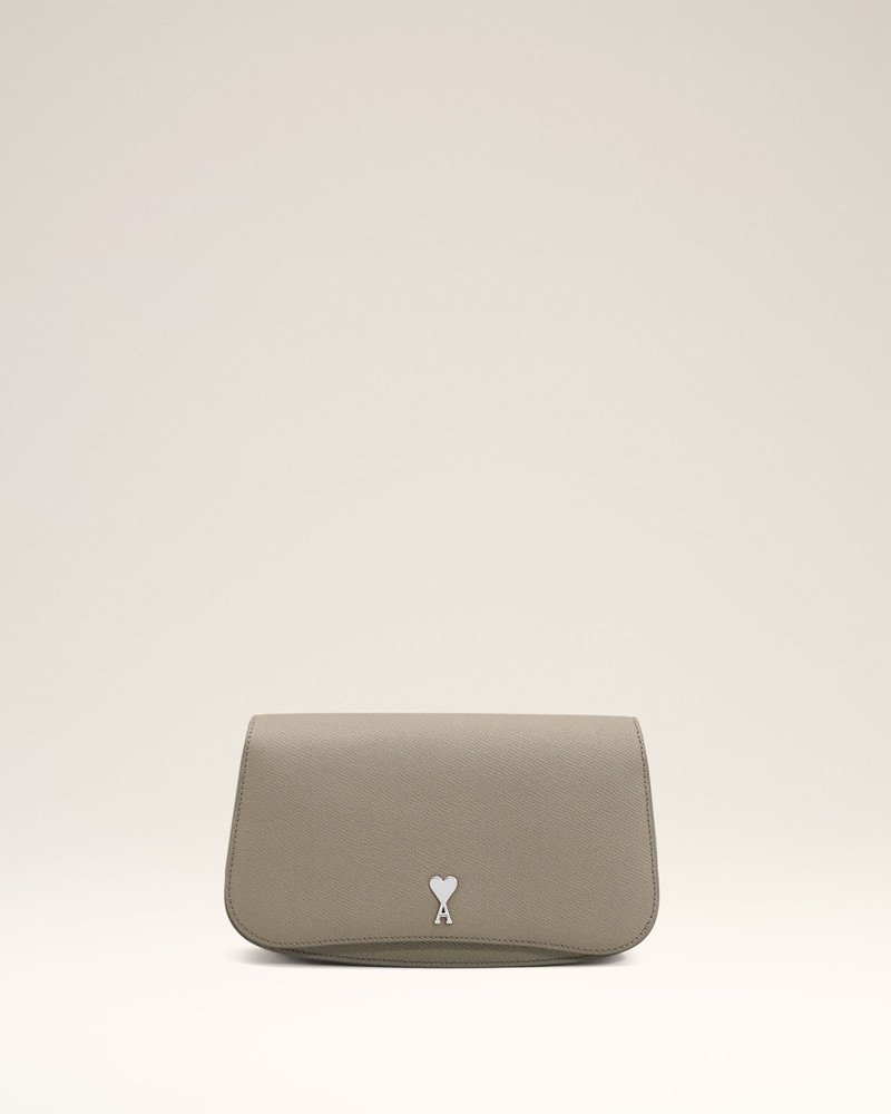 GREY LEATHER CROSSBODY PARIS PARIS BAG 1