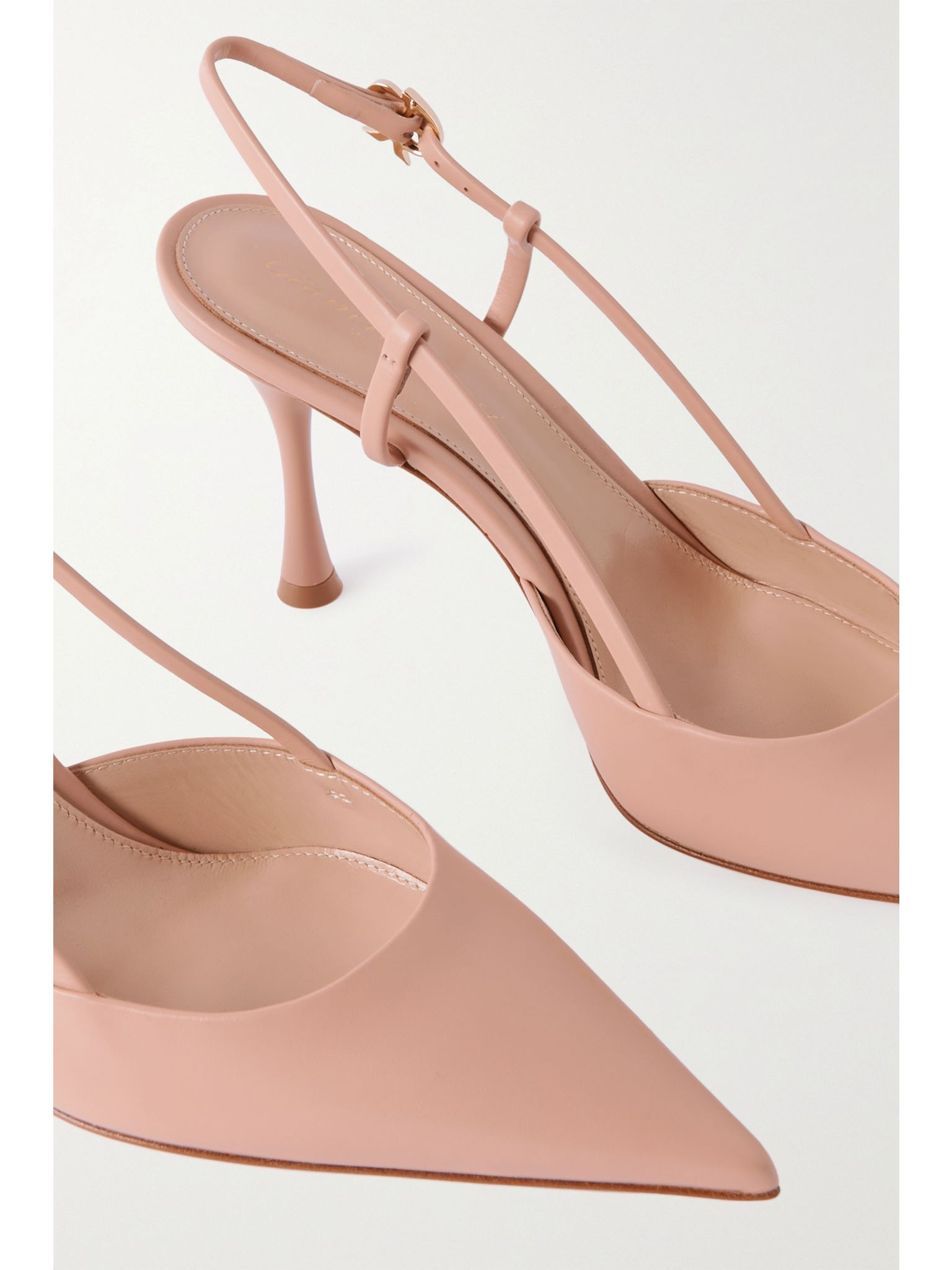 Ascent 85 leather slingback pumps Neutral - 4