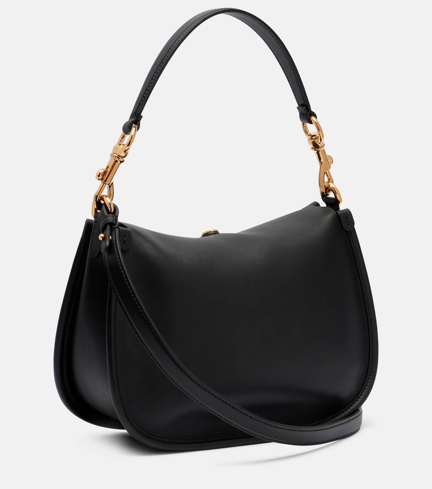Small leather tote bag - 4