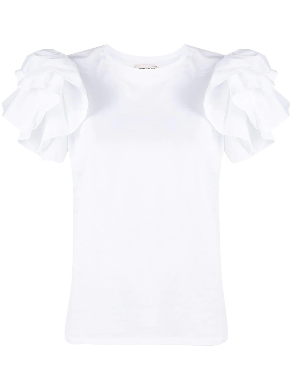 ruffled sleeve top - 1