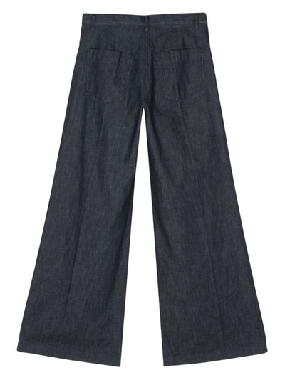 Aspesi mid-rise wide-leg jeans outlook