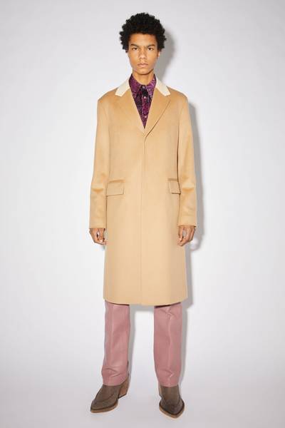 Acne Studios Wool cashmere coat - Camel brown outlook