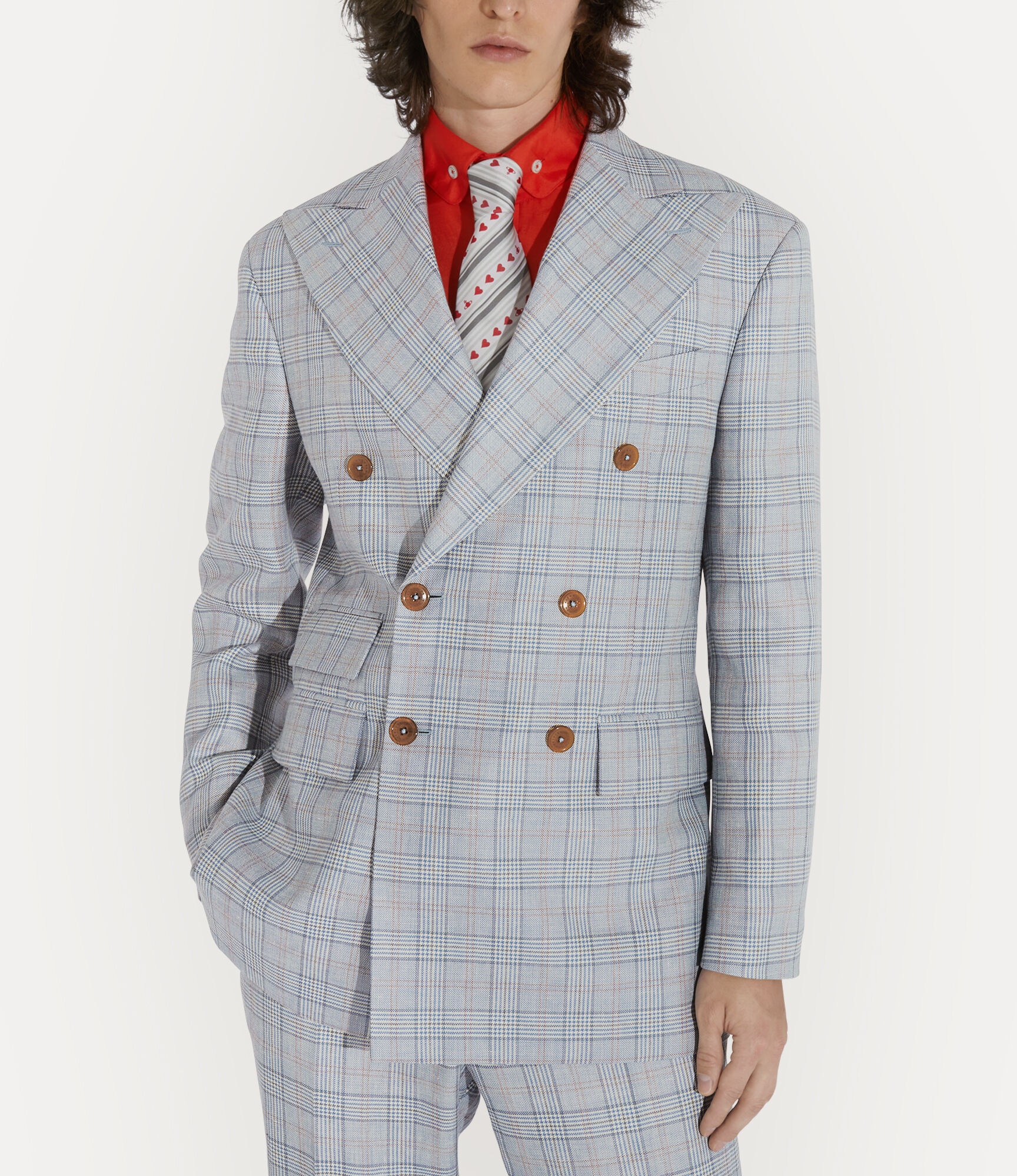 DOUBLE BREASTED NIESEN JACKET - 5