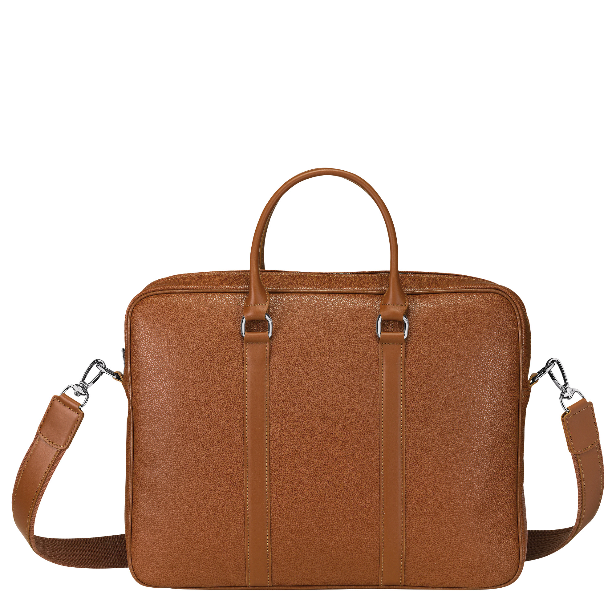 Le Foulonné S Briefcase Caramel - Leather - 1