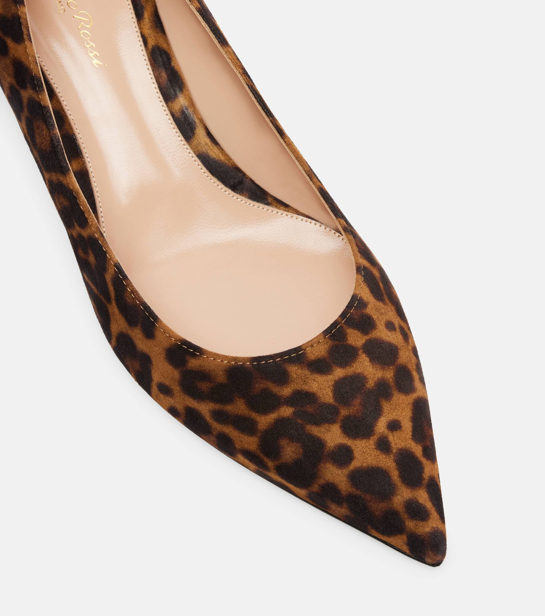 Piper 45 leopard-print suede pumps - 5