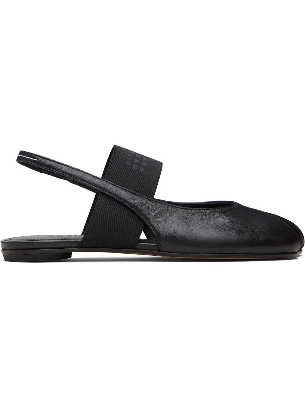Black Anatomic Numeric Slingback Sandals - 1