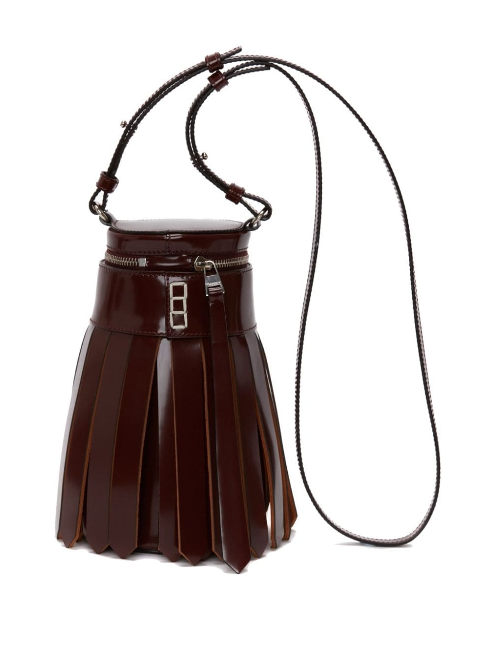 tassel-design leather bag - 3