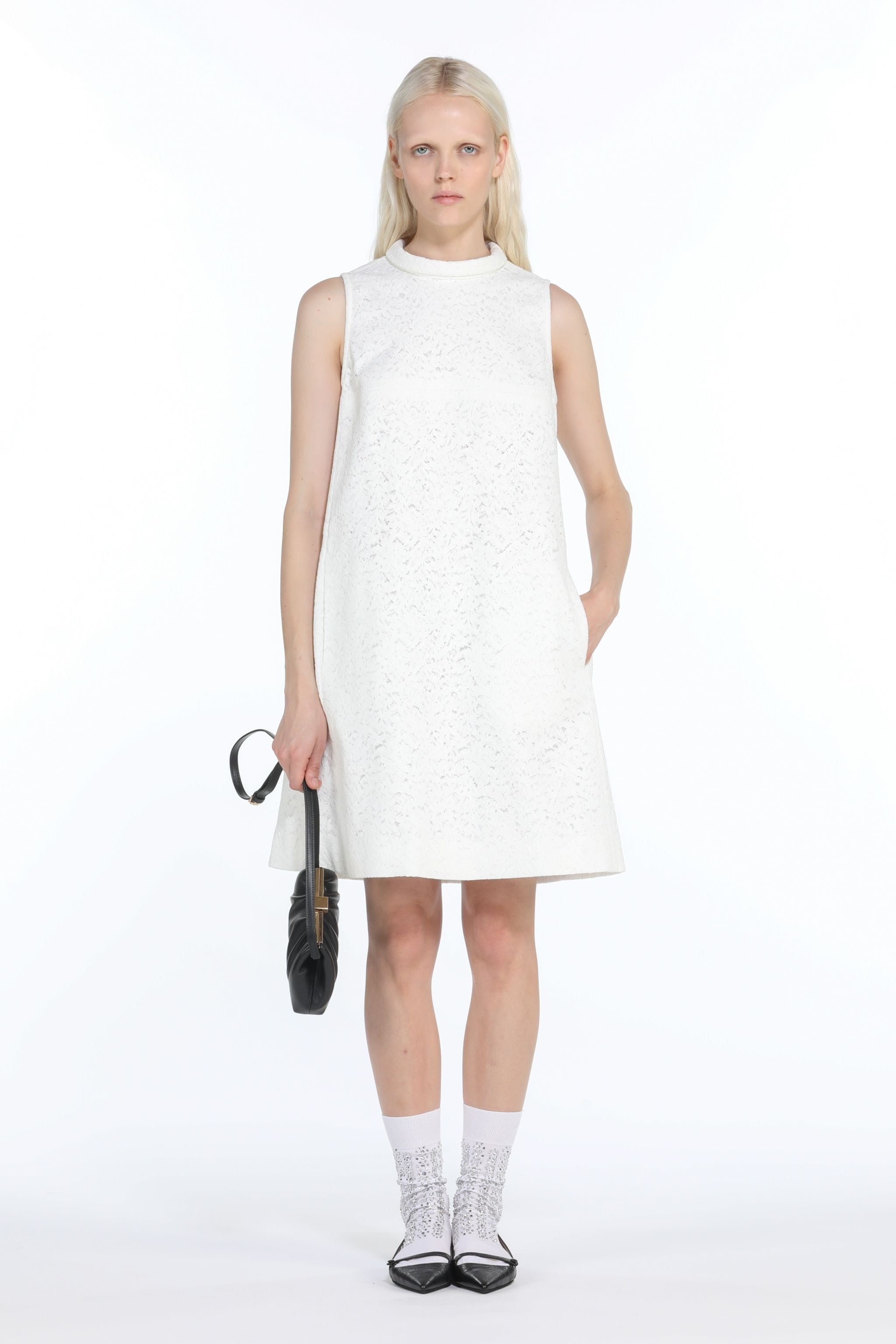 LACE MINI DRESS - 4