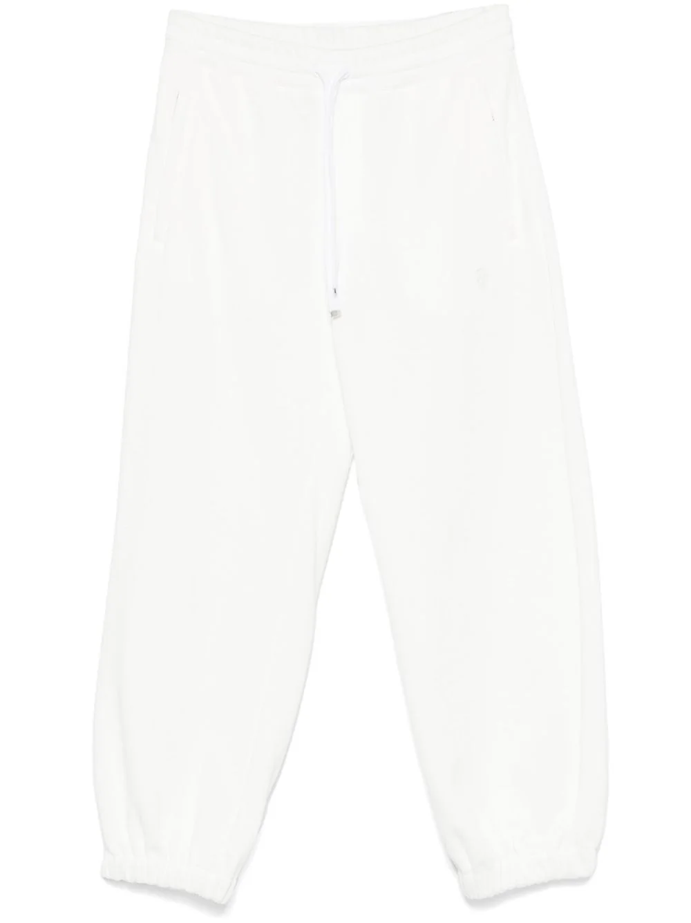 skull-embroidered track trousers - 1