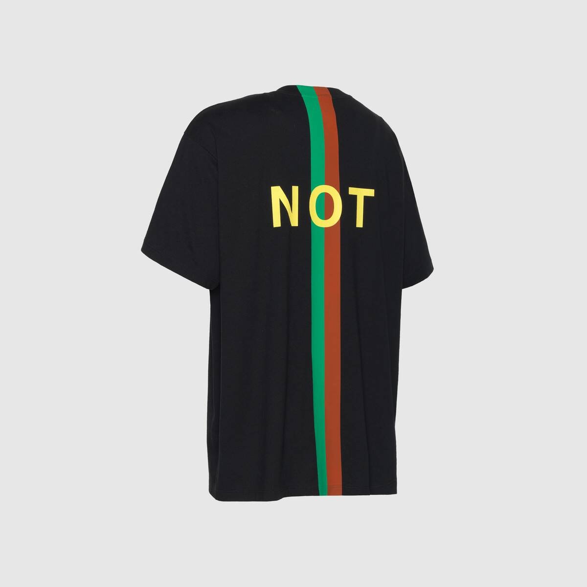 'Fake/Not' print oversize T-shirt - 6