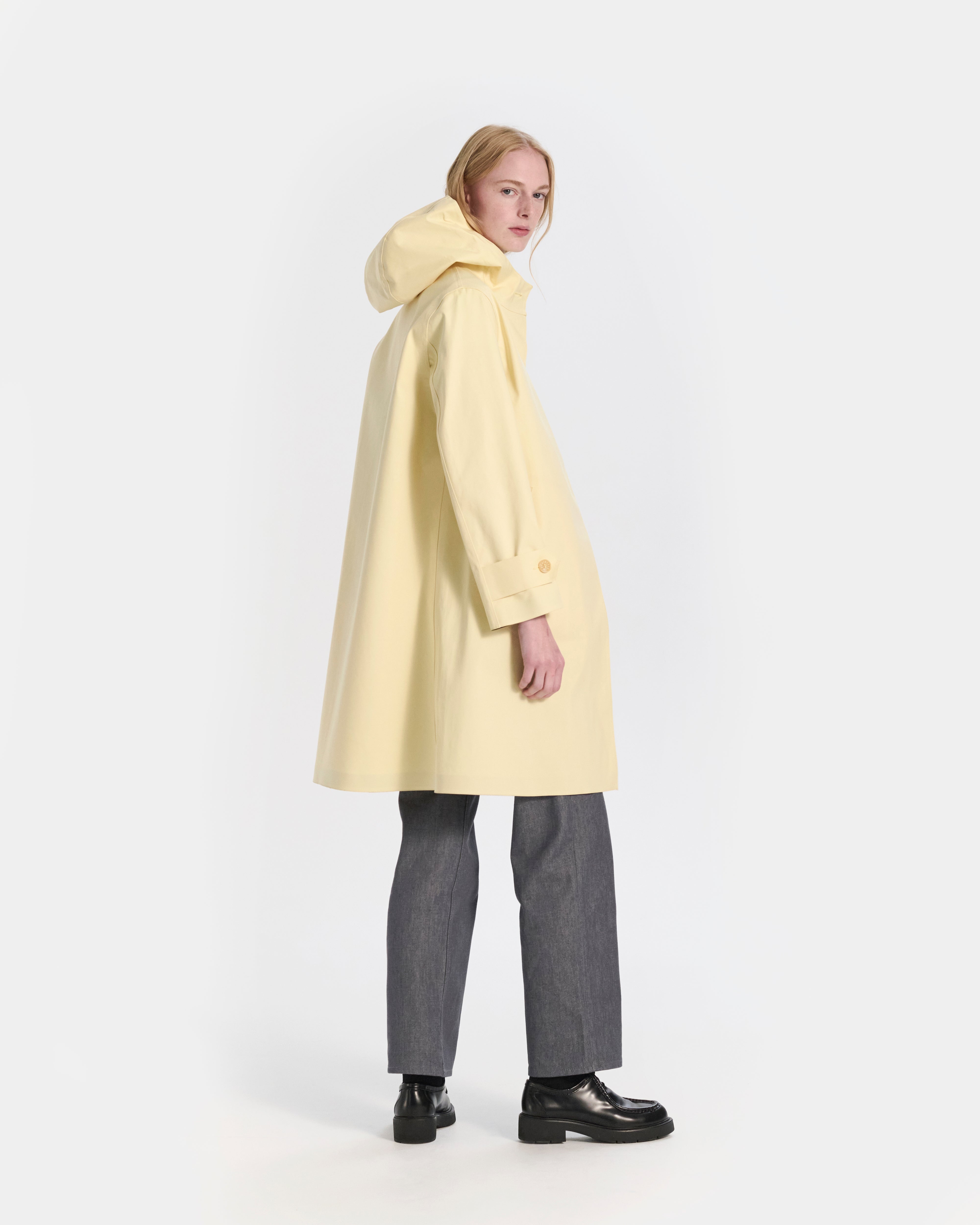 Watten Rubberised Hooded 3/4 Length Coat - 3