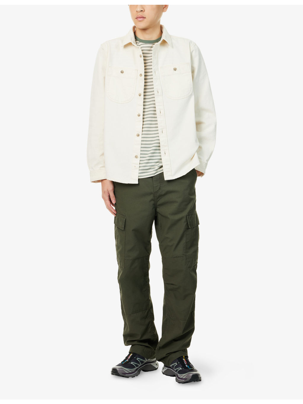 Point Reyes Patch-Pockets Cotton Shirt - 2