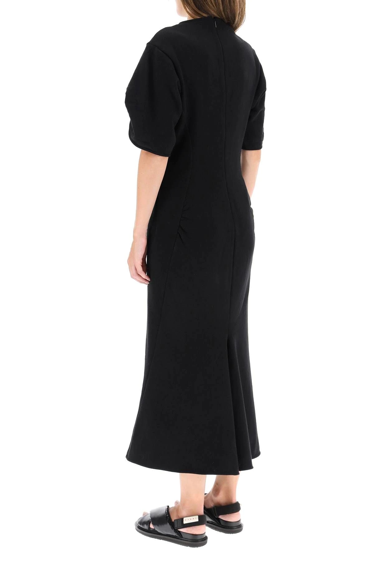 FLEECE MIDI DRESS - 4