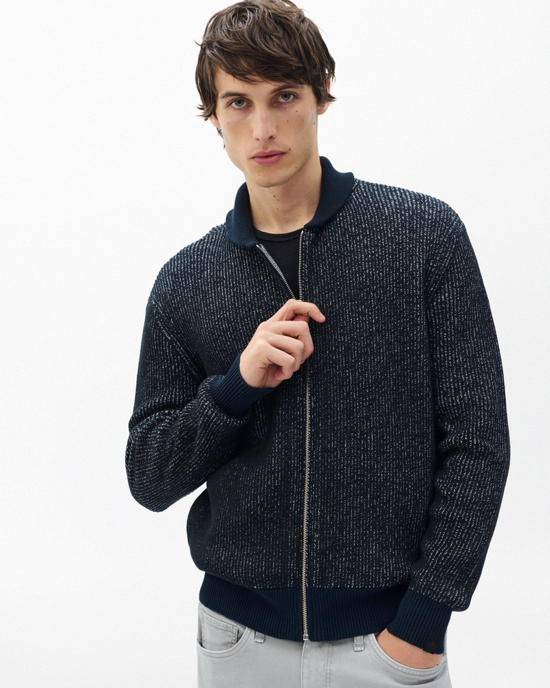 Simon Full-Zip Bomber Sweater 2