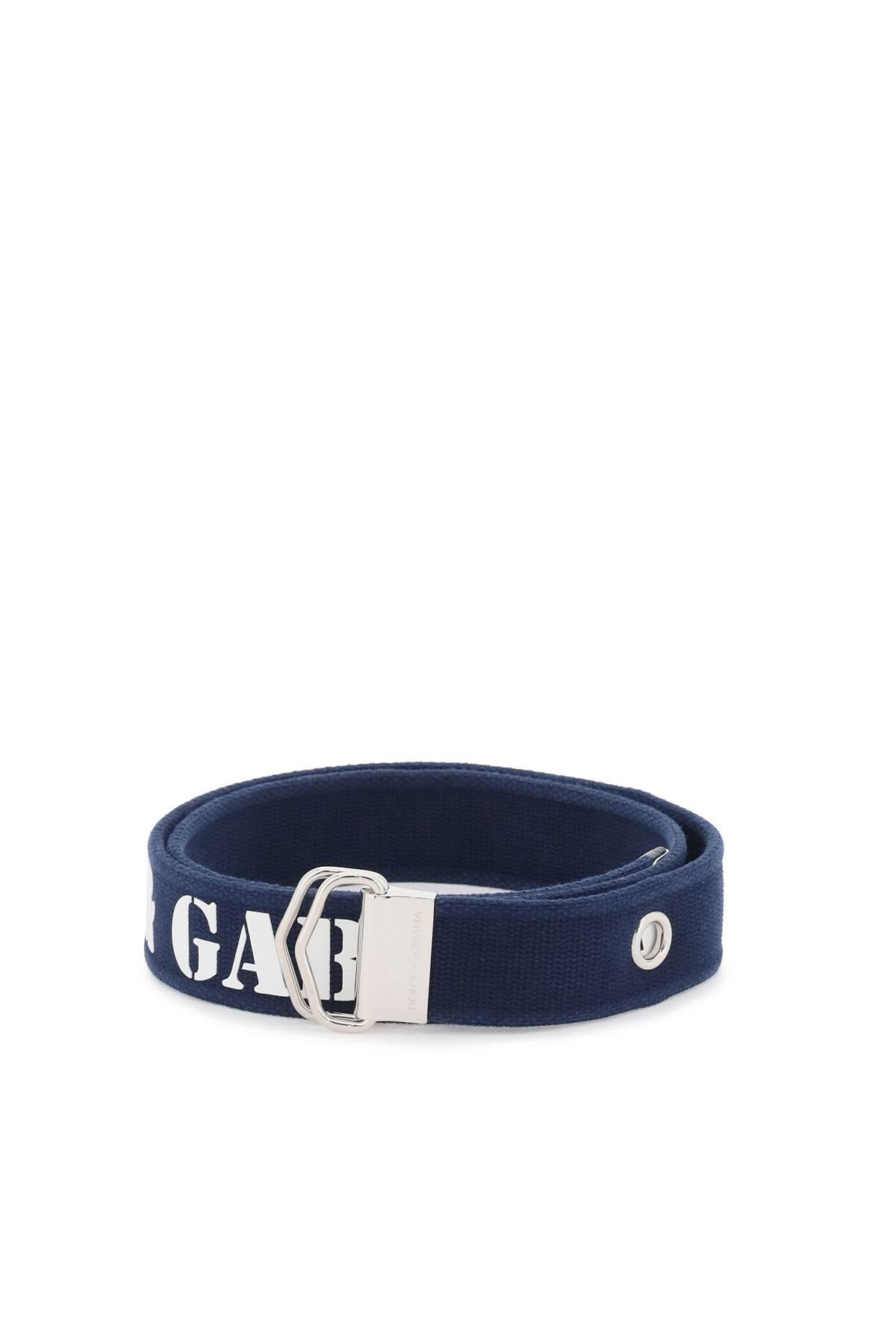 Dolce & Gabbana "Logo Tape Belt In Ribbon Men - 1