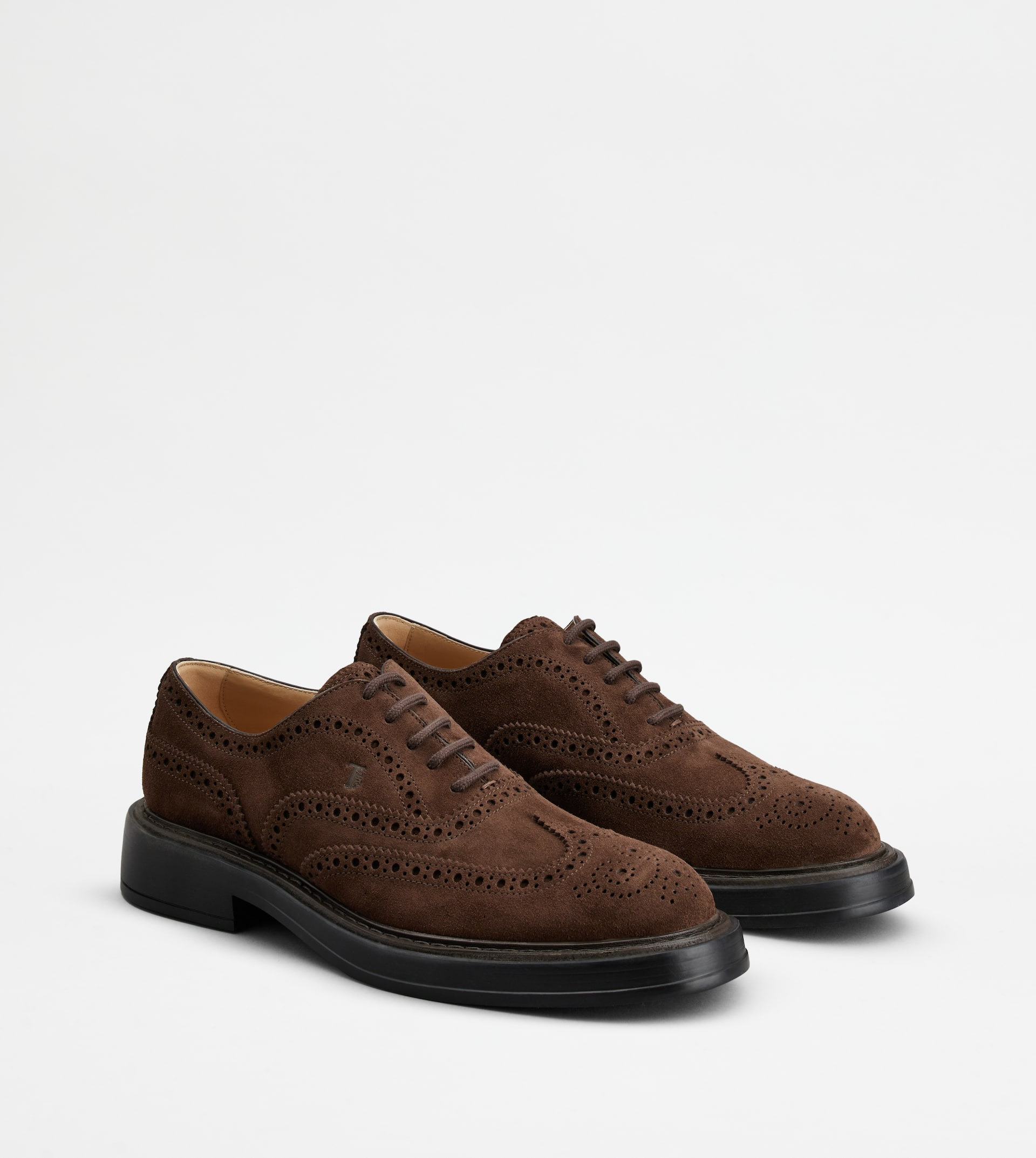 LACE-UPS IN SUEDE - BROWN - 2