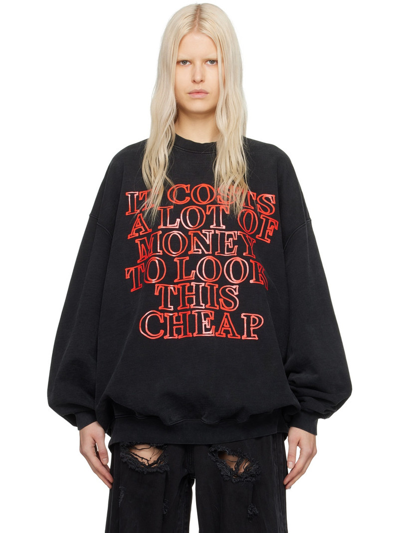 Black Very Expensive Sweatshirt 1