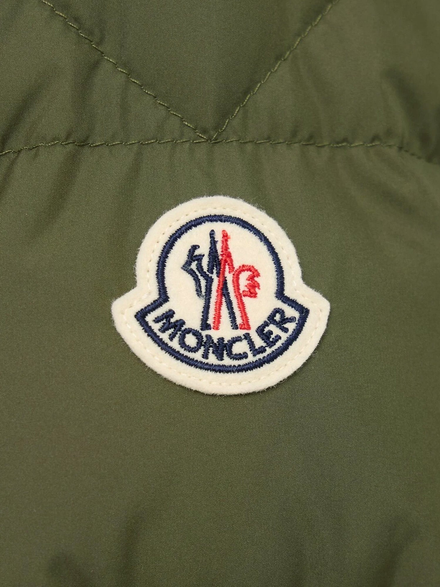 Moncler Baudinet Down Jacket With Logo Patch - 3