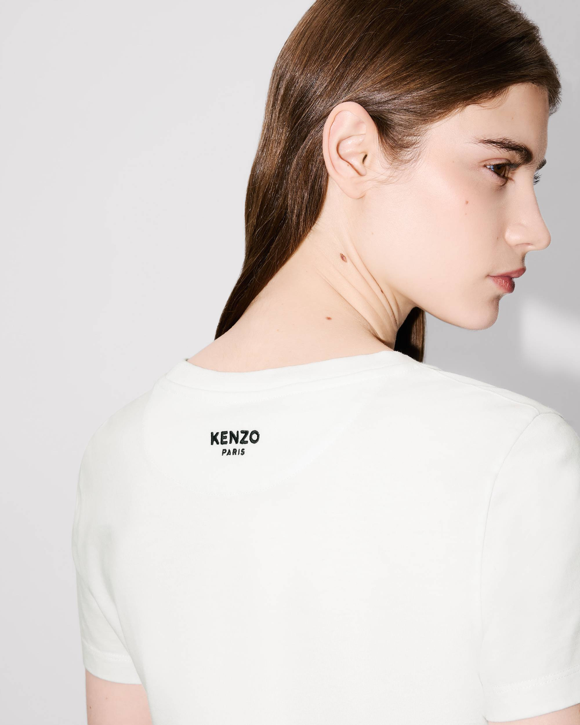'Boke Flower' embroidered T-shirt in cotton - 7