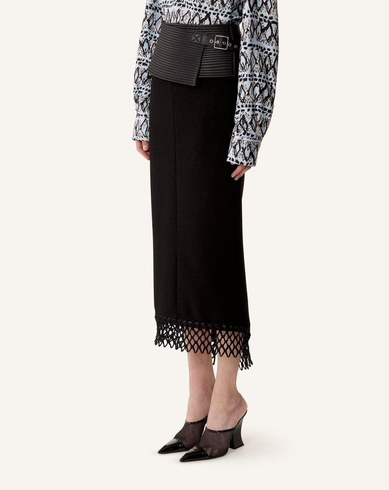 Lanvin WIDE LEATHER BELT outlook