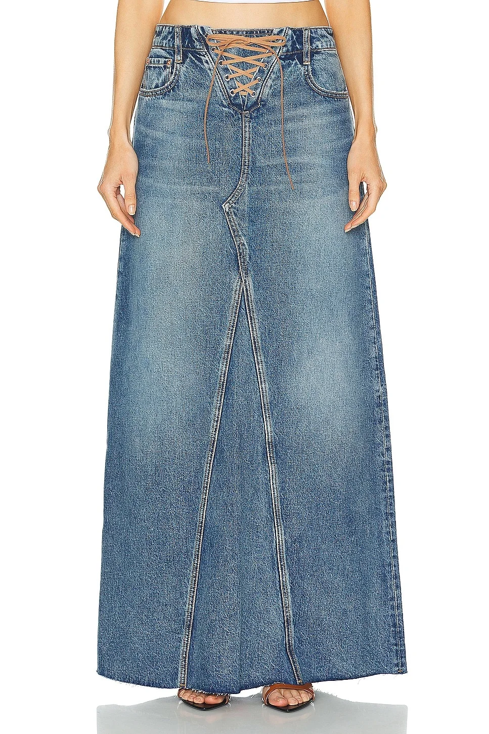 Indira Laced Maxi Skirt - 1