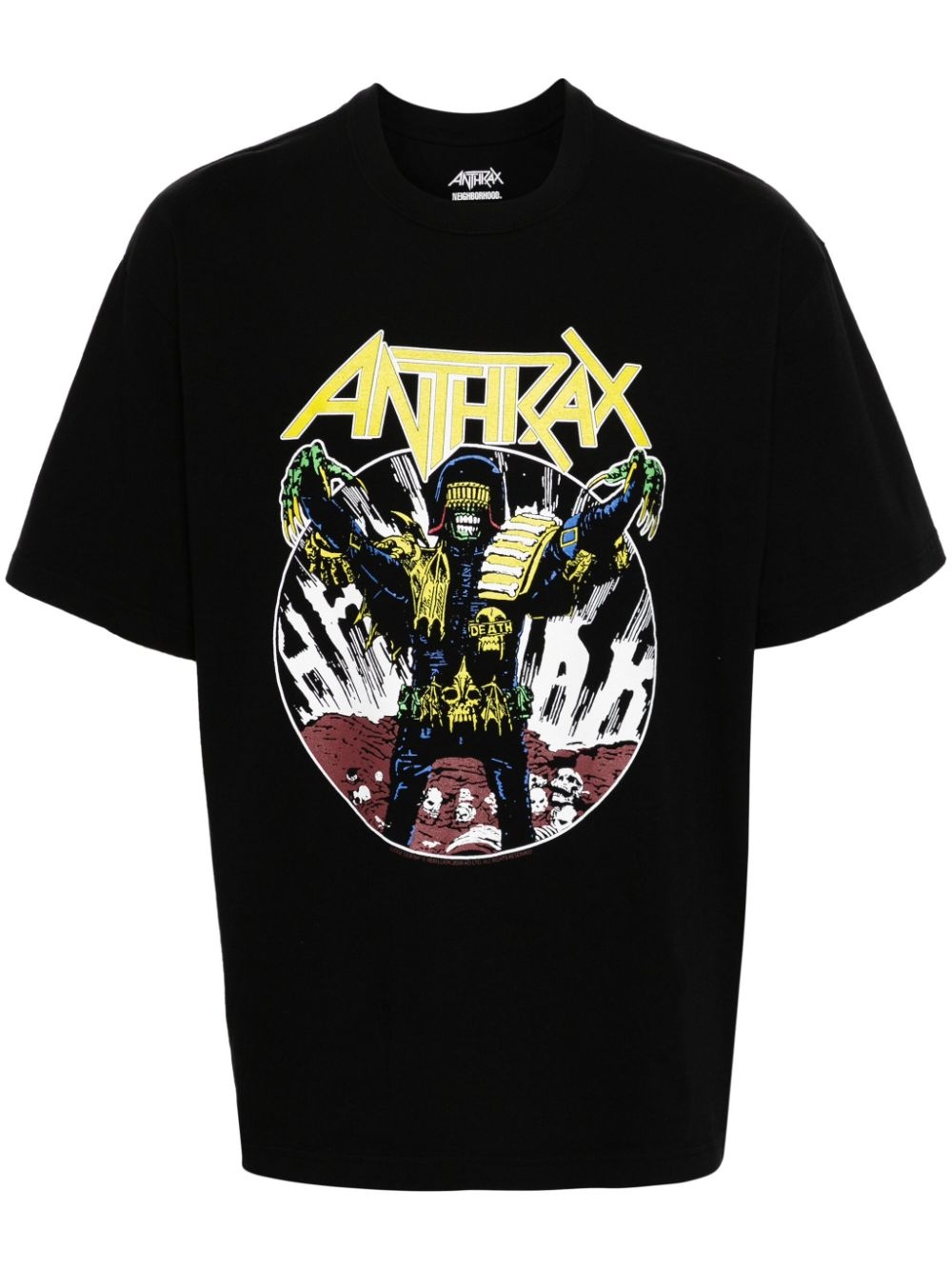 x Anthrax logo-print T-shirt - 1