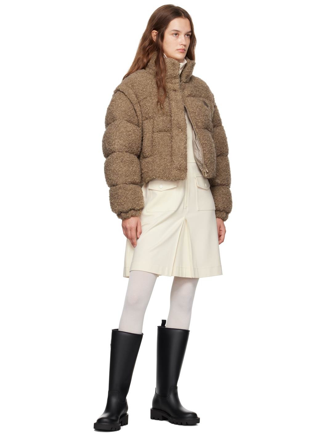 Beige Cytinelle Down Jacket - 5