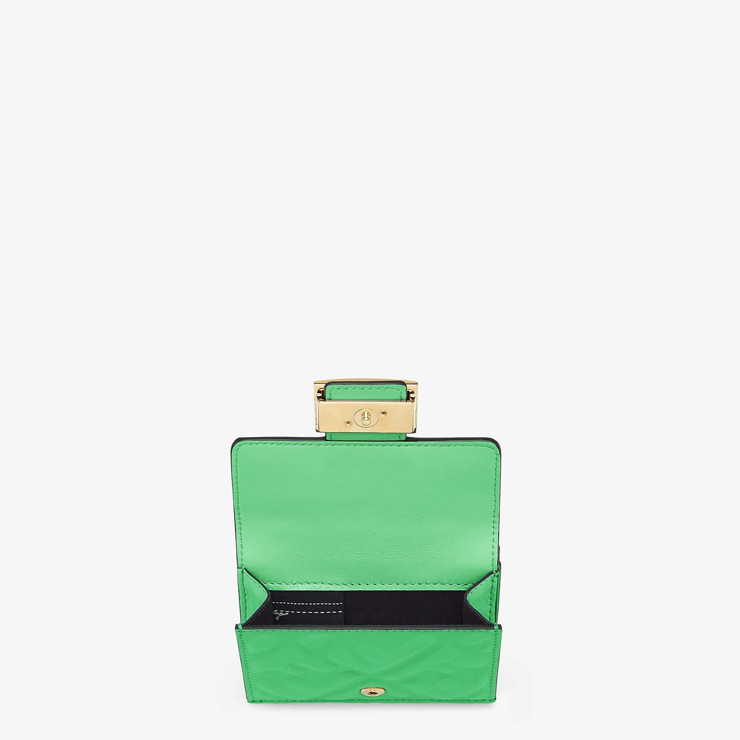 Green nappa leather wallet - 3