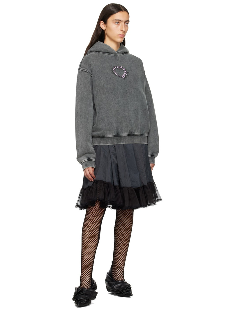 Black Faded Hoodie 4