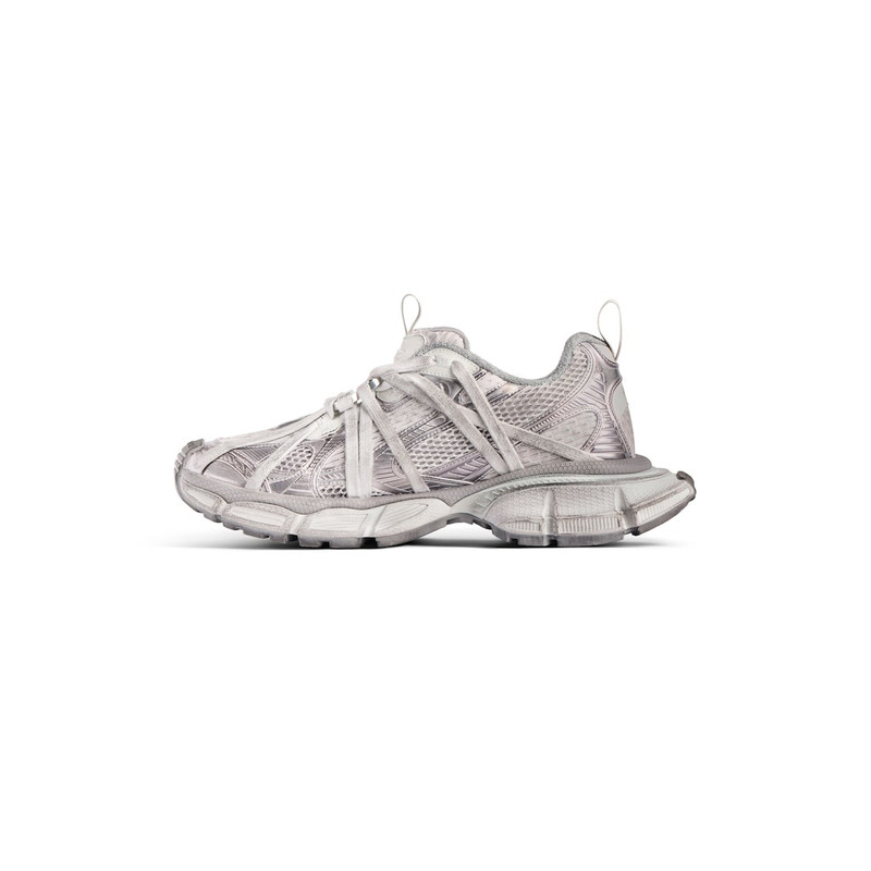 BALENCIAGA Men's 3xl Extreme Laces B Sneaker  in Grey outlook
