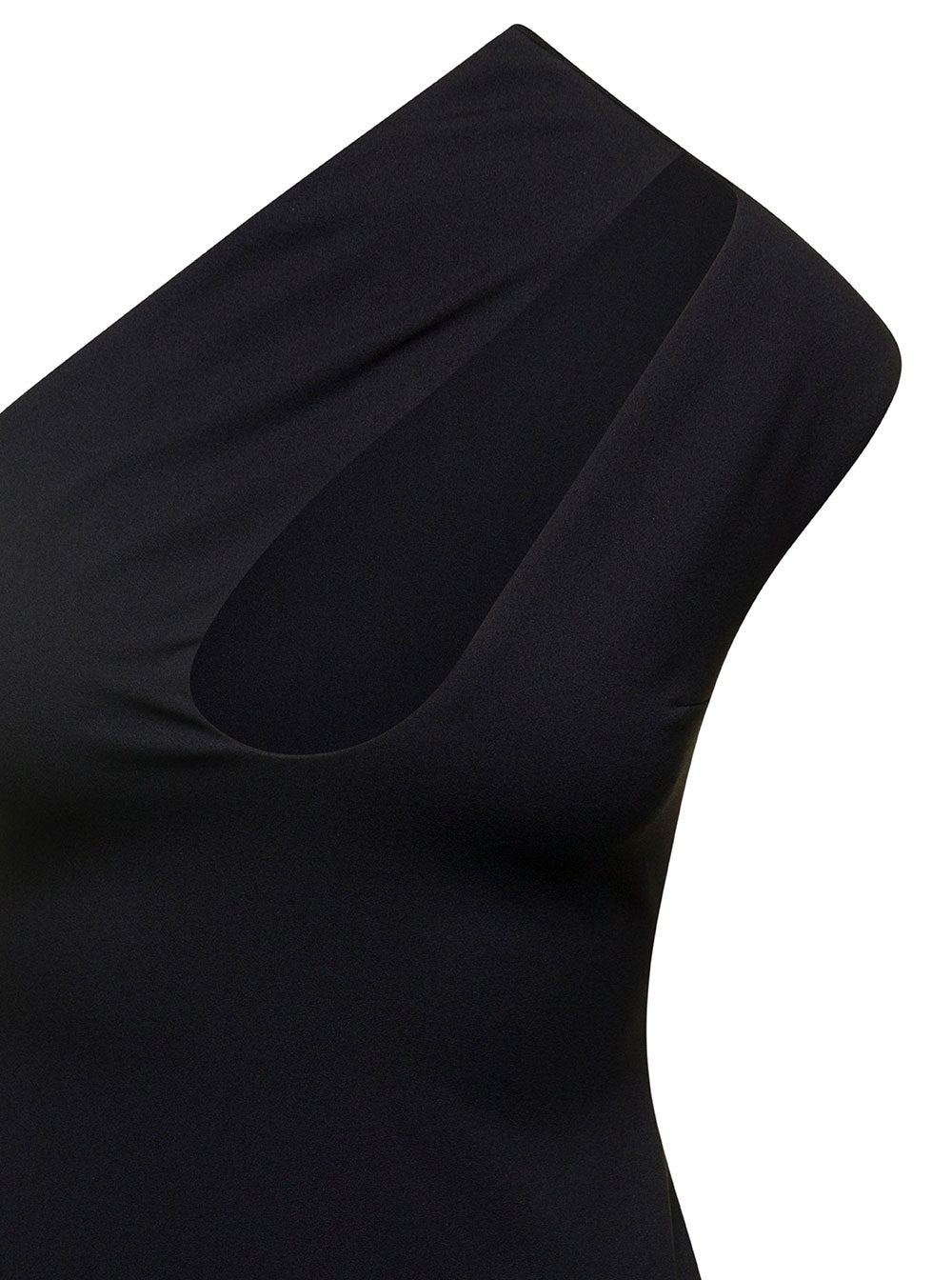 Solace London Women Black Alexa Cut-Out Minidress In Crepe Knit Woman - 3