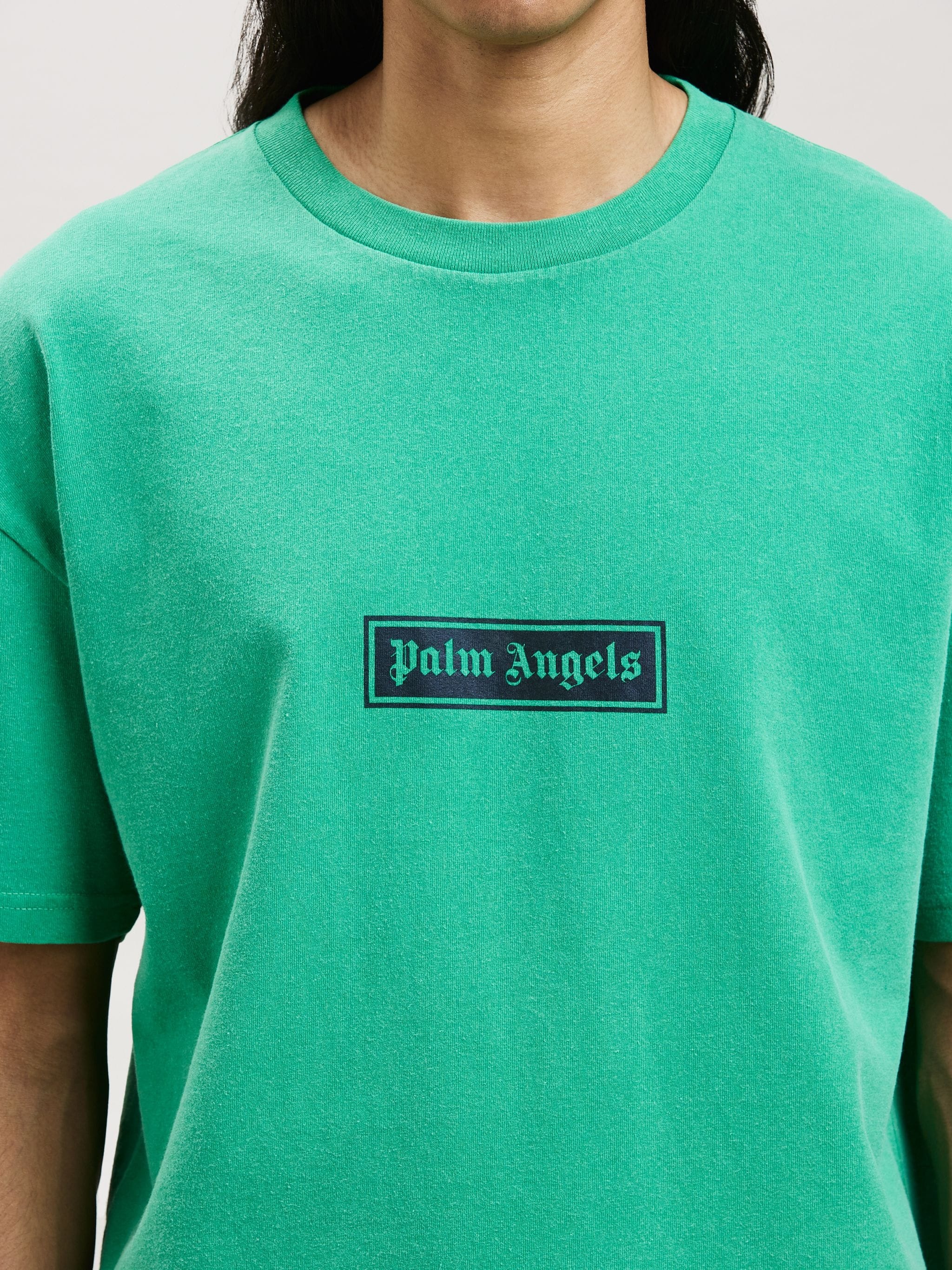 GARMENT DYE BOX LOGO TEE - 6
