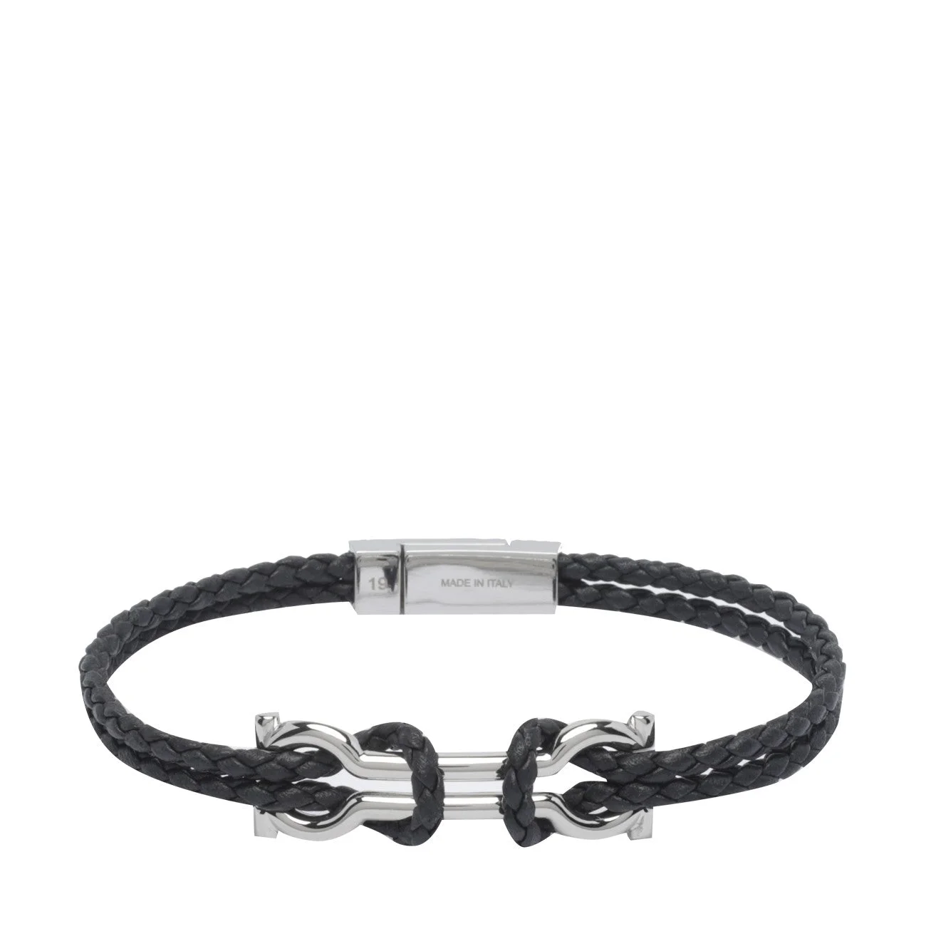 Ferragamo Men Double Gancini Bracelet - 1