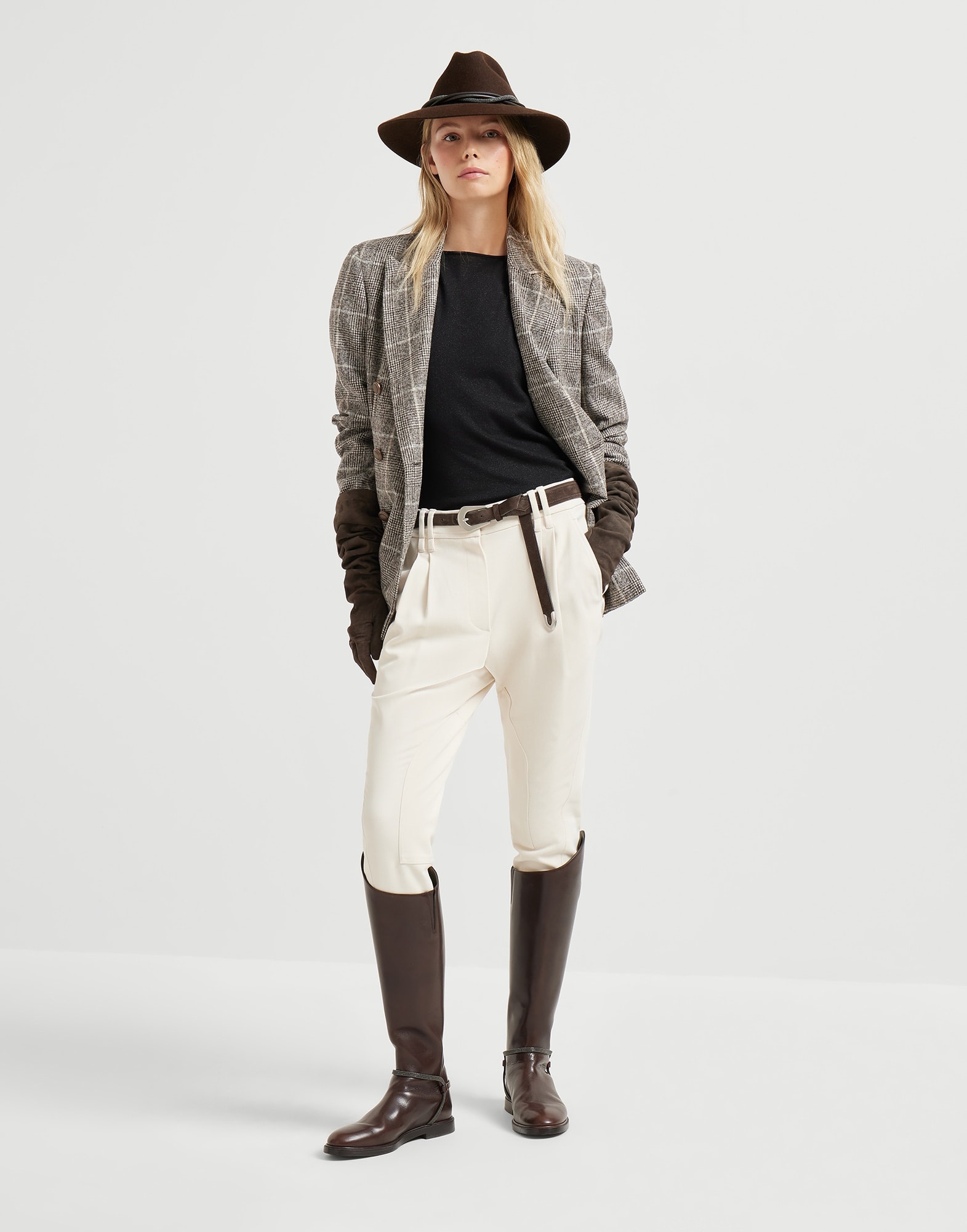 Cashmere and silk sparkling lightweight sweater - 5