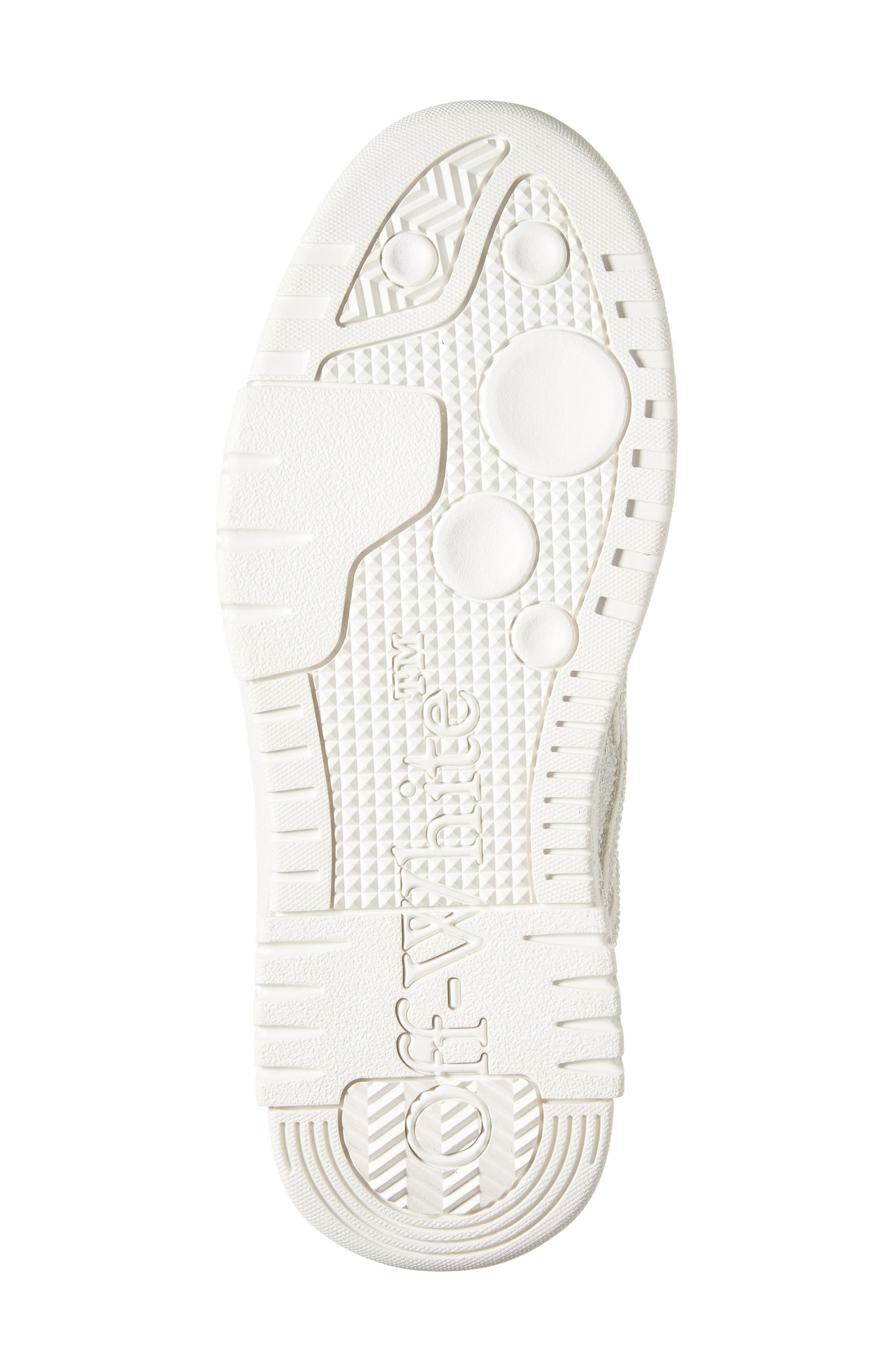 Off-White Out of Office Crystal Embellished Low Top Sneaker in White - 6