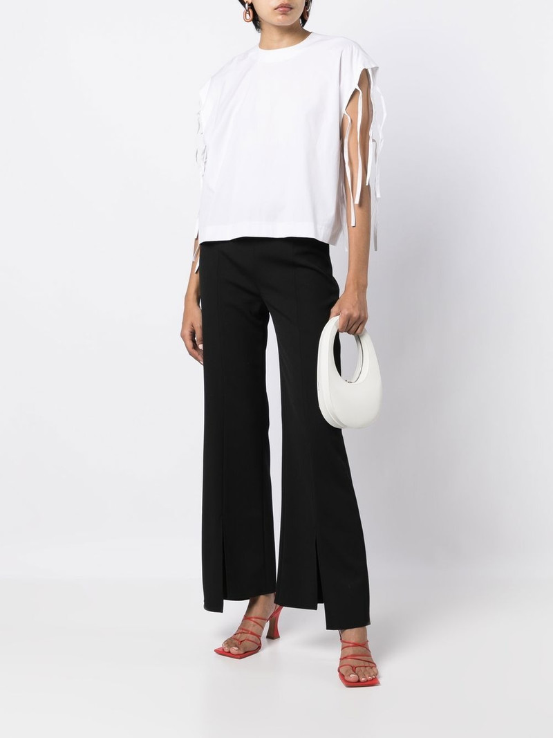 woven puff-sleeve blouse 6