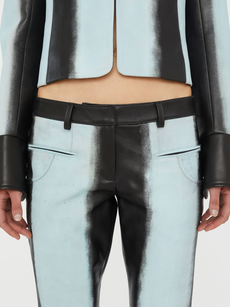 Scuffed Leather Jean 4