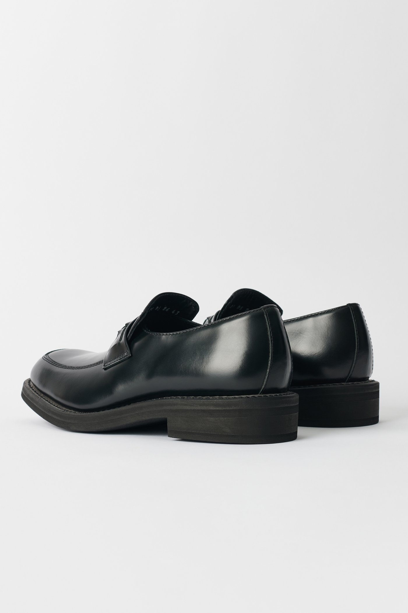 Nakano Shoe Glazed Black Leather - 5