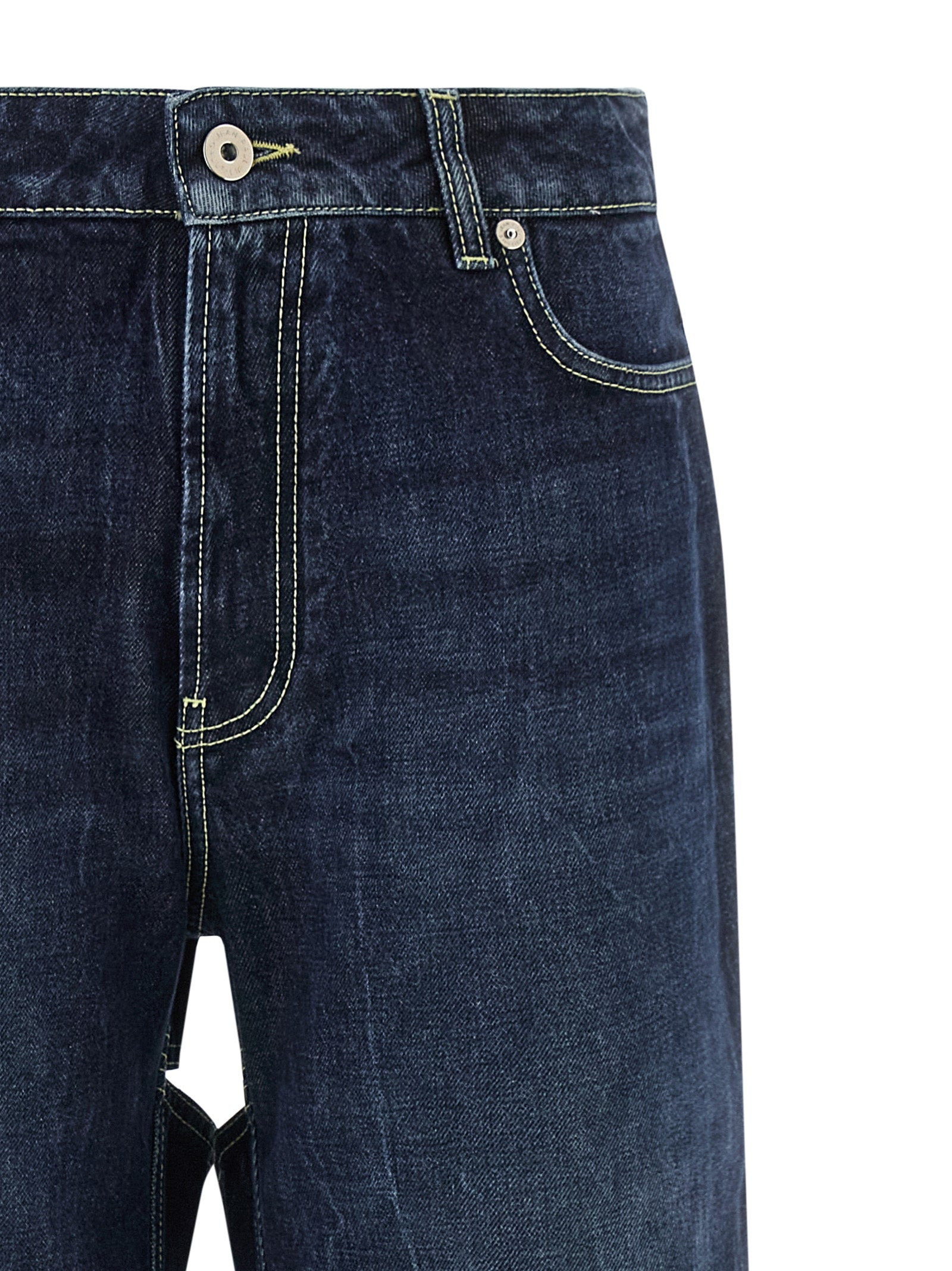Jean Paul Gaultier Women 'The Blue Cut-Out' Jeans - 3