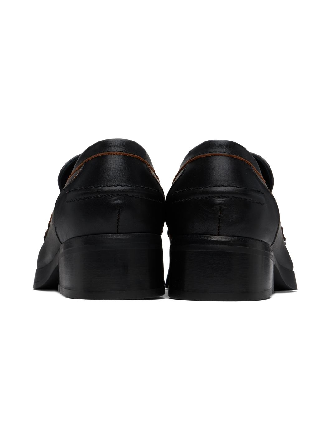 【関税込み】Eckhaus Latta ブラック Latta ローファー Eckhaus Latta Latta Loafers | Black | FARFETCH GE