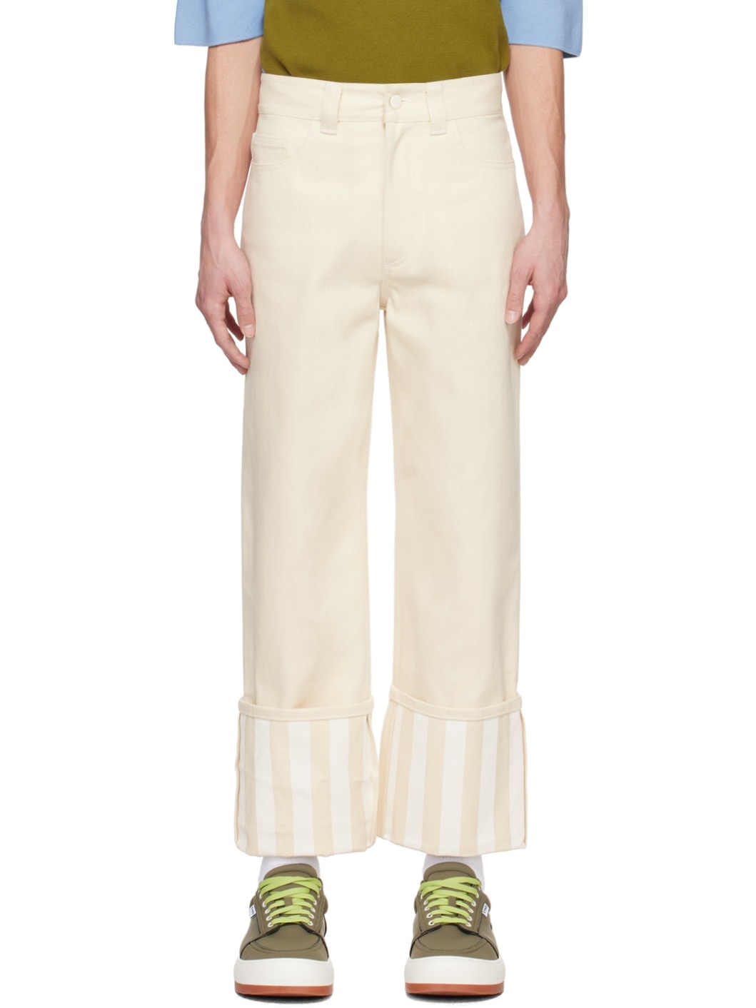 Beige Bellidentro Jeans - 1