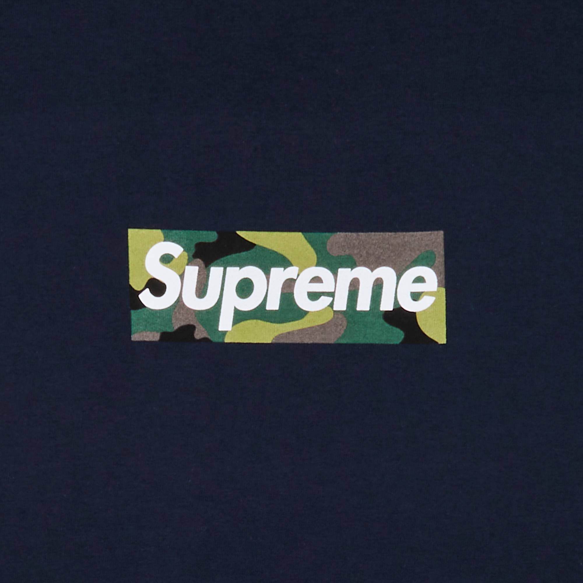 Supreme Box Logo Tee 'Navy' - 2