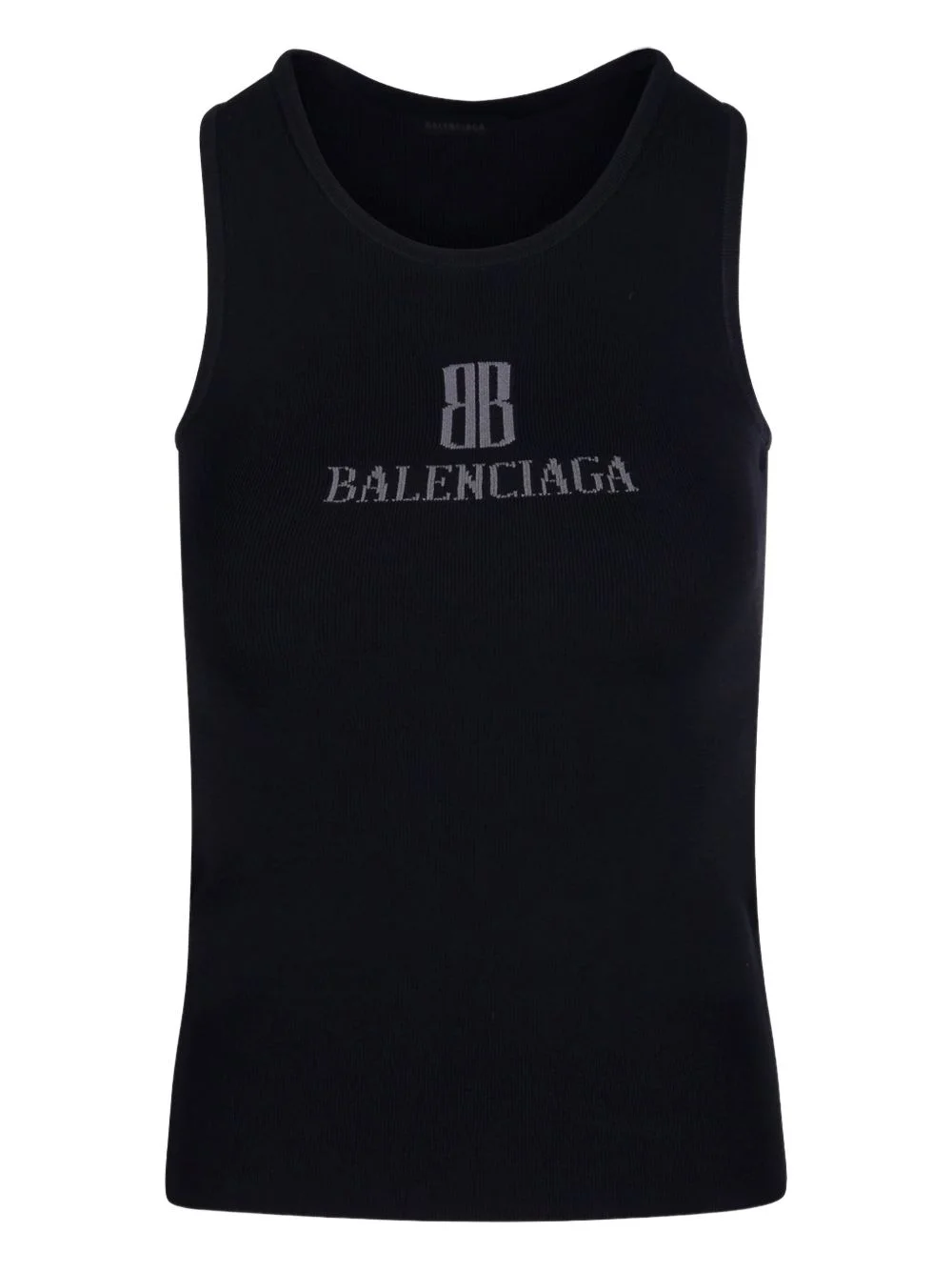 logo-print tank top - 1