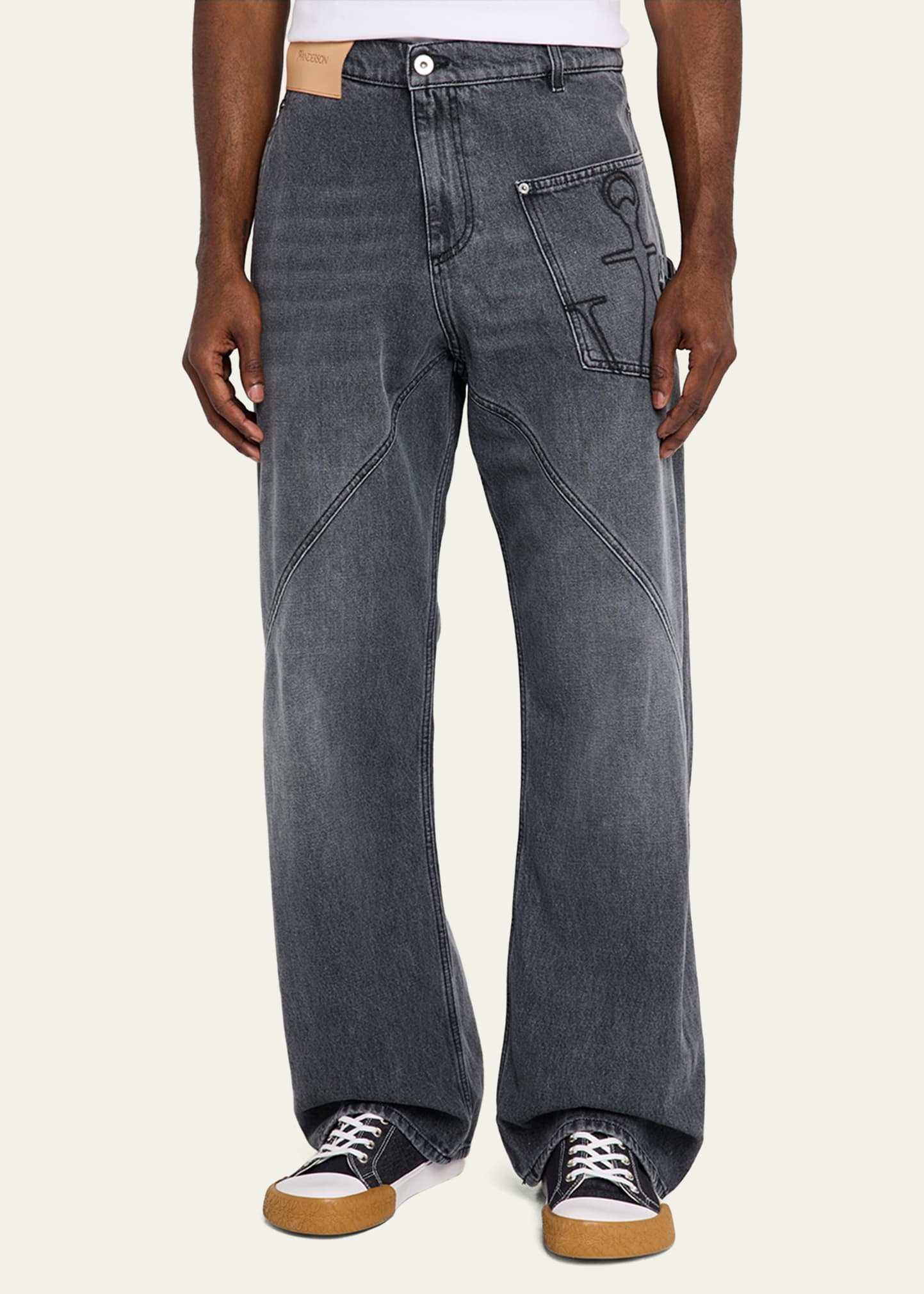 Men's Twisted Workwear Jeans - 4