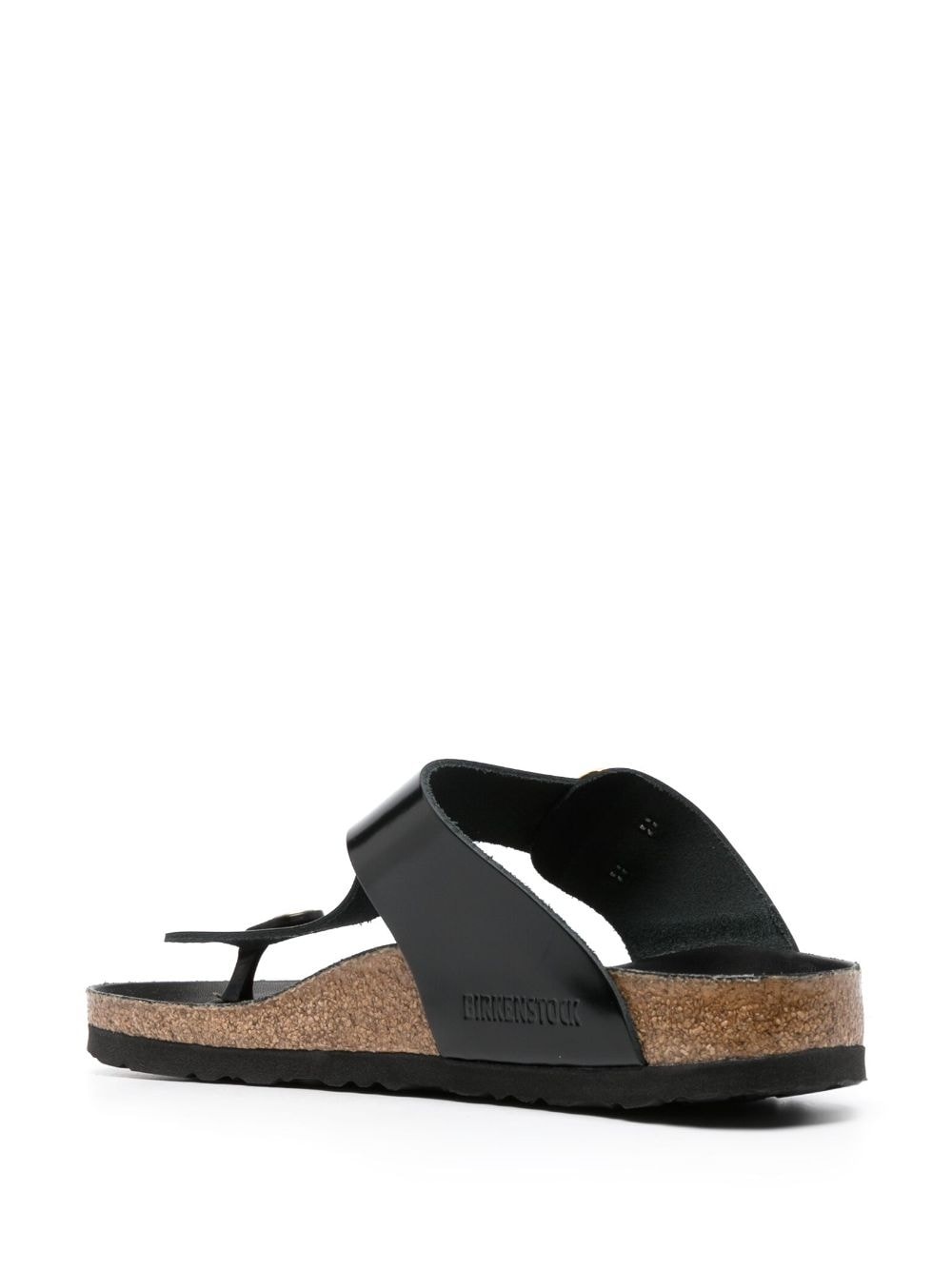 Gizeh logo-engraved leather sandals - 3